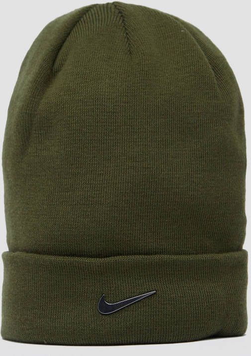 Nike cuffed swoosh skimuts khaki heren