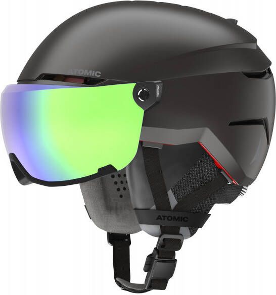 Atomic Savor AMID Visor HD Skihelm 55 cm, grijs