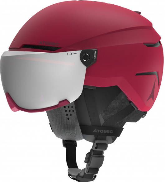 Atomic Savor AMID Visor HD Skihelm 63 cm, rood