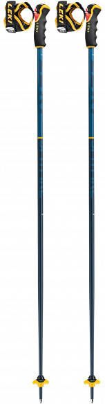 Leki Spitfire 3D Skistokken cm, blauw/mustardgelb
