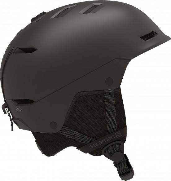 Salomon Husk Skihelm 56 cm S, zwart/grijs