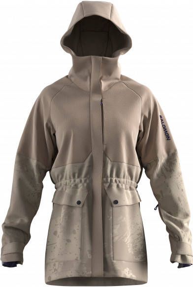 Salomon Women's Snow Rebel Jacket Ski jas, bruin