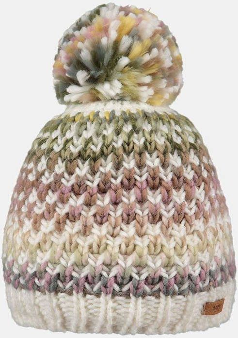 Barts Nicole grofgebreide muts met pompon