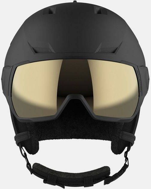 Salomon Pioneer LT Visor Sigma Skihelm Zwart/Goud