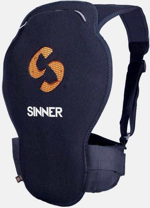 Sinner Castor Spine Protector D30 Rugbeschermer Zwart