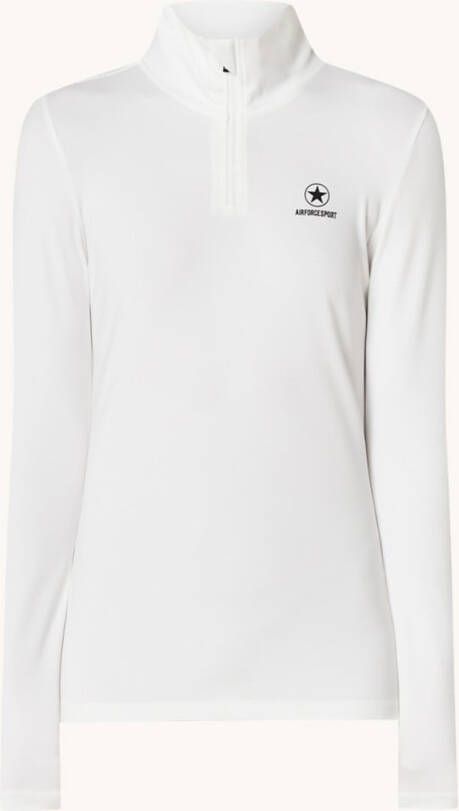 Airforce Skipully met logo en halve rits