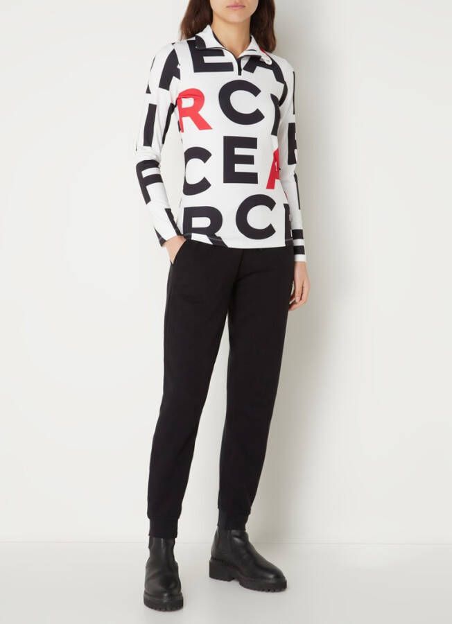 Airforce Squaw skipully met logoprint en halve rits