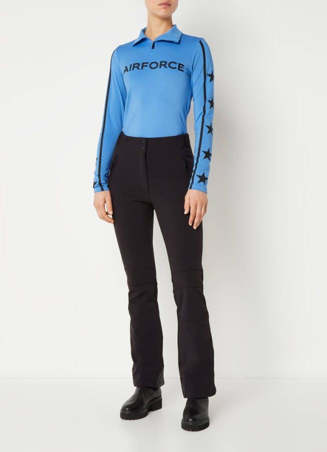 Airforce Squaw skipully met logoprint en halve rits