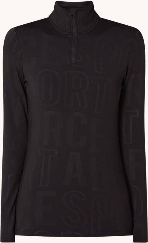 Airforce Squaw skipully met logoprint en halve rits