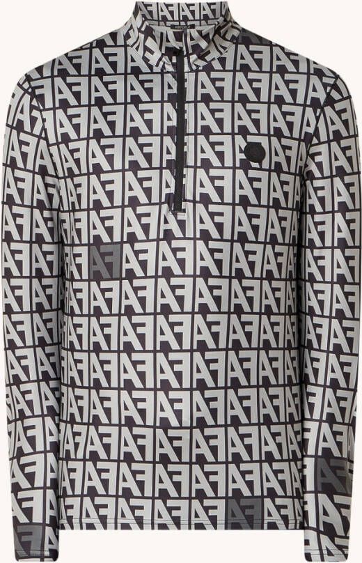 Airforce Telluride skipully met halve rits en logoprint