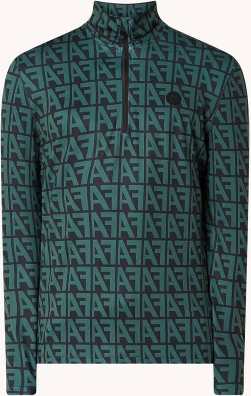 Airforce Telluride skipully met halve rits en logoprint