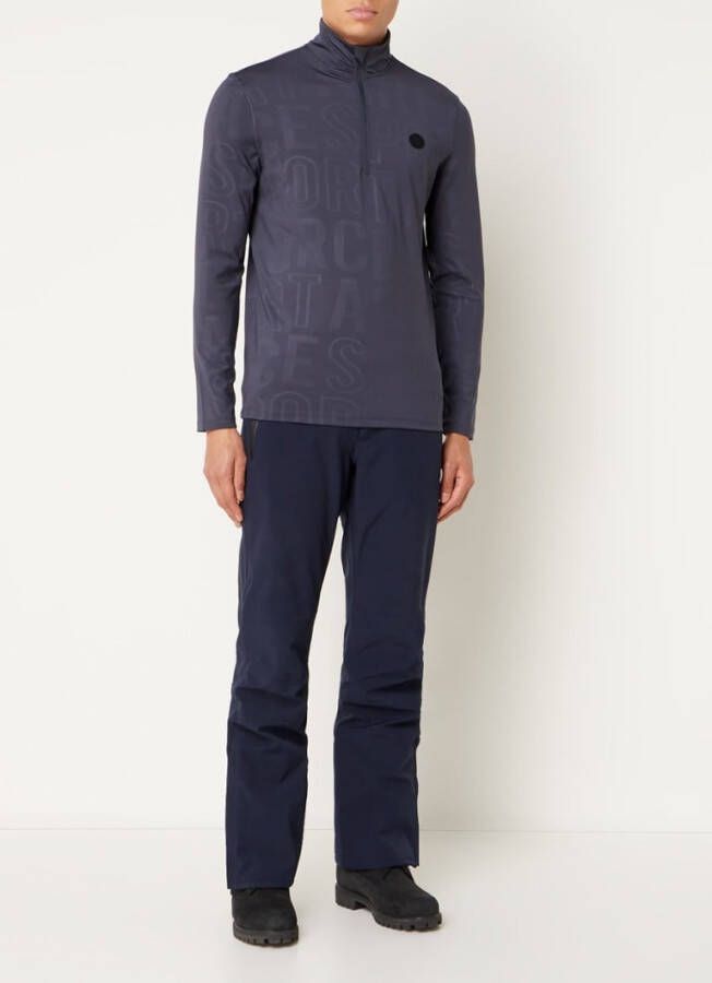 Airforce Telluride skipully met halve rits en logoprint