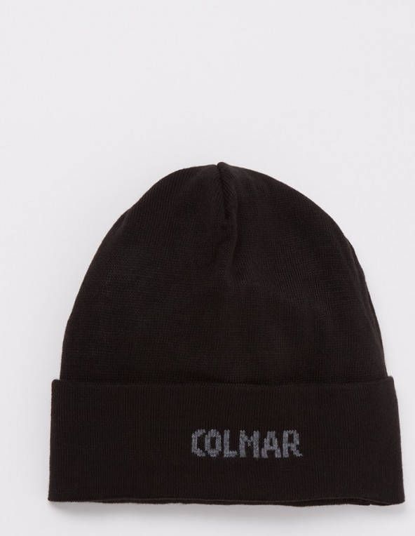 Colmar Fijngebreide muts met logo