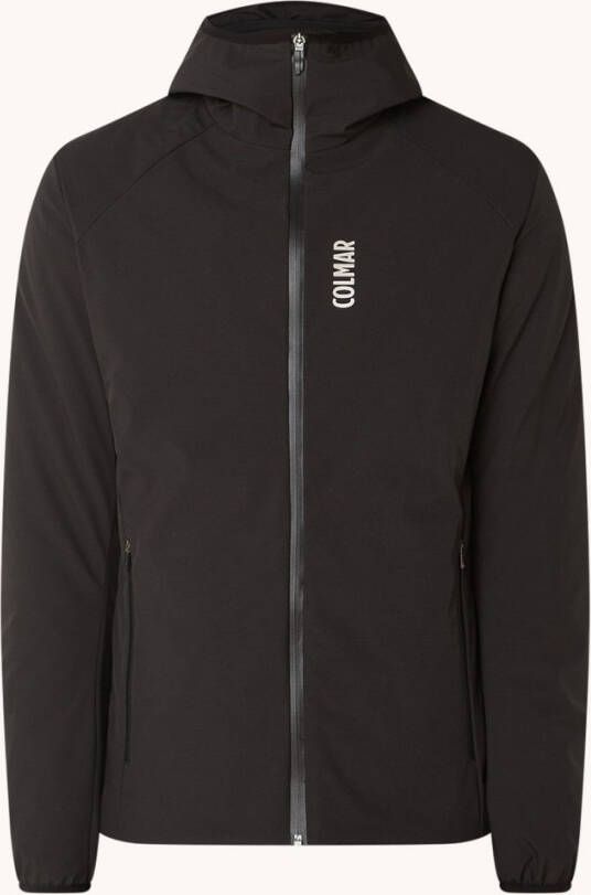 Colmar Gewatteerde softshell ski jas met capuchon en ritszakken