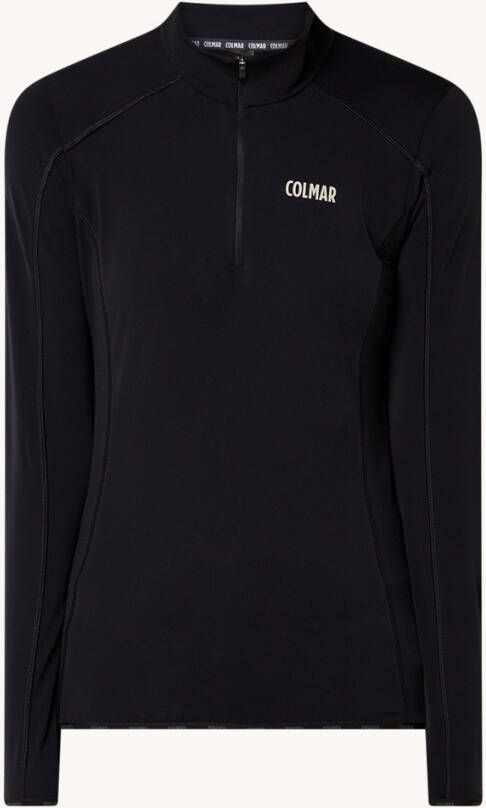 Colmar Skipully met halve rits en logoprint