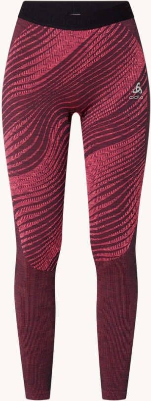 Odlo High waist trainingslegging met grafische print