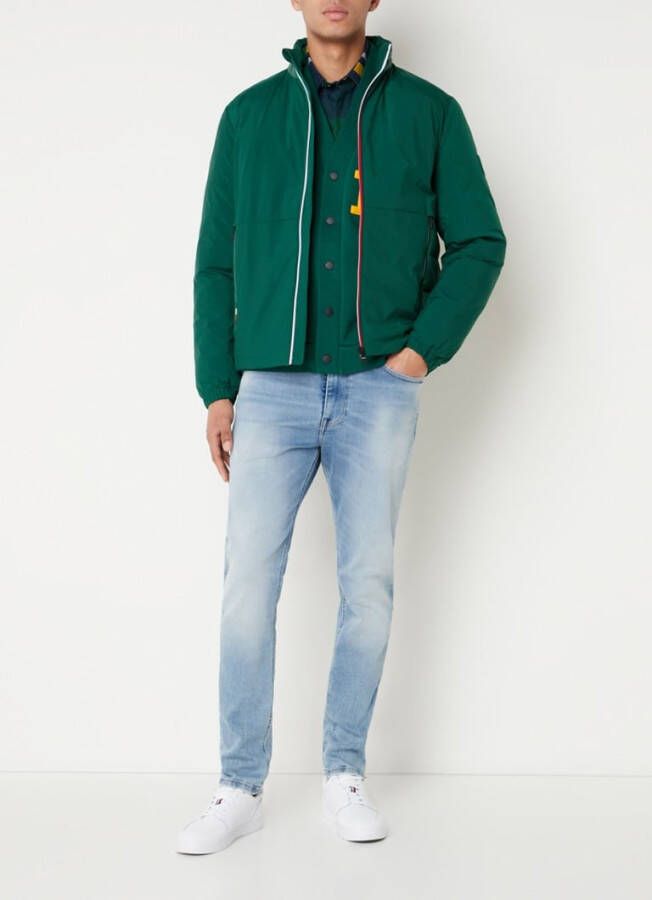 Tommy Hilfiger Mix Media jas donkerblauw Mw0Mw29012 DW5 , Blauw, Heren