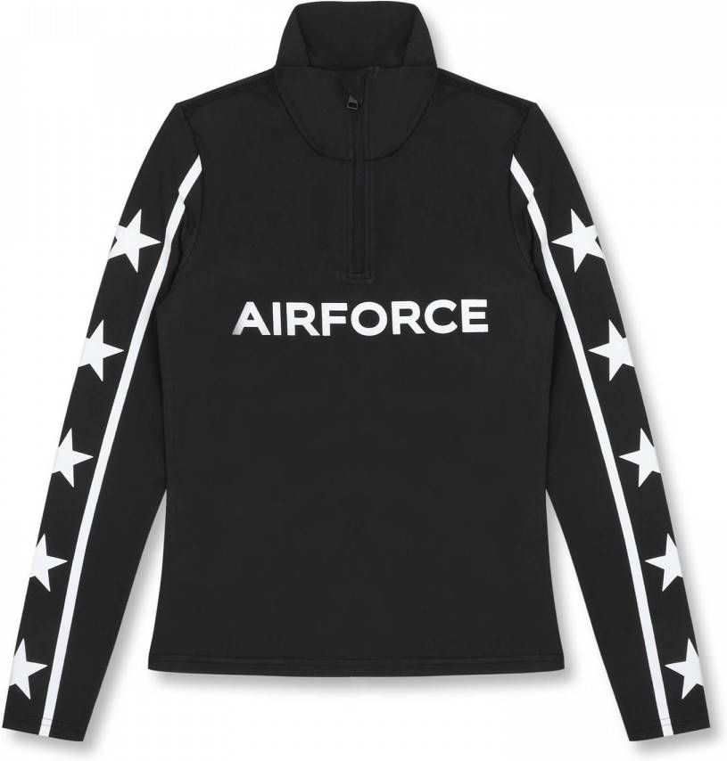 Airforce Squaw skipully met logoprint en halve rits