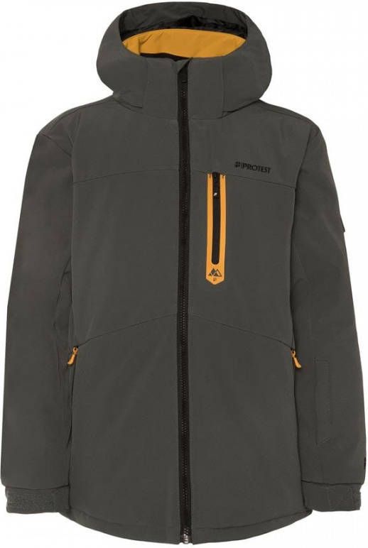 Protest Bobbye JR Sneeuwjas Donkergrijs/Donkergeel