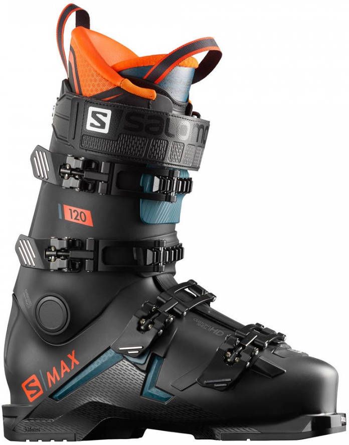 Salomon S/Max 120 Skischoen Heren Zwart/Oranje