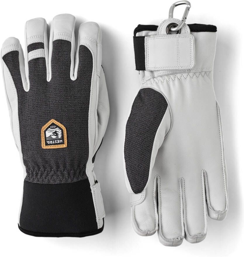 Hestra Army Leather Patrol Handschoen Donkergrijs