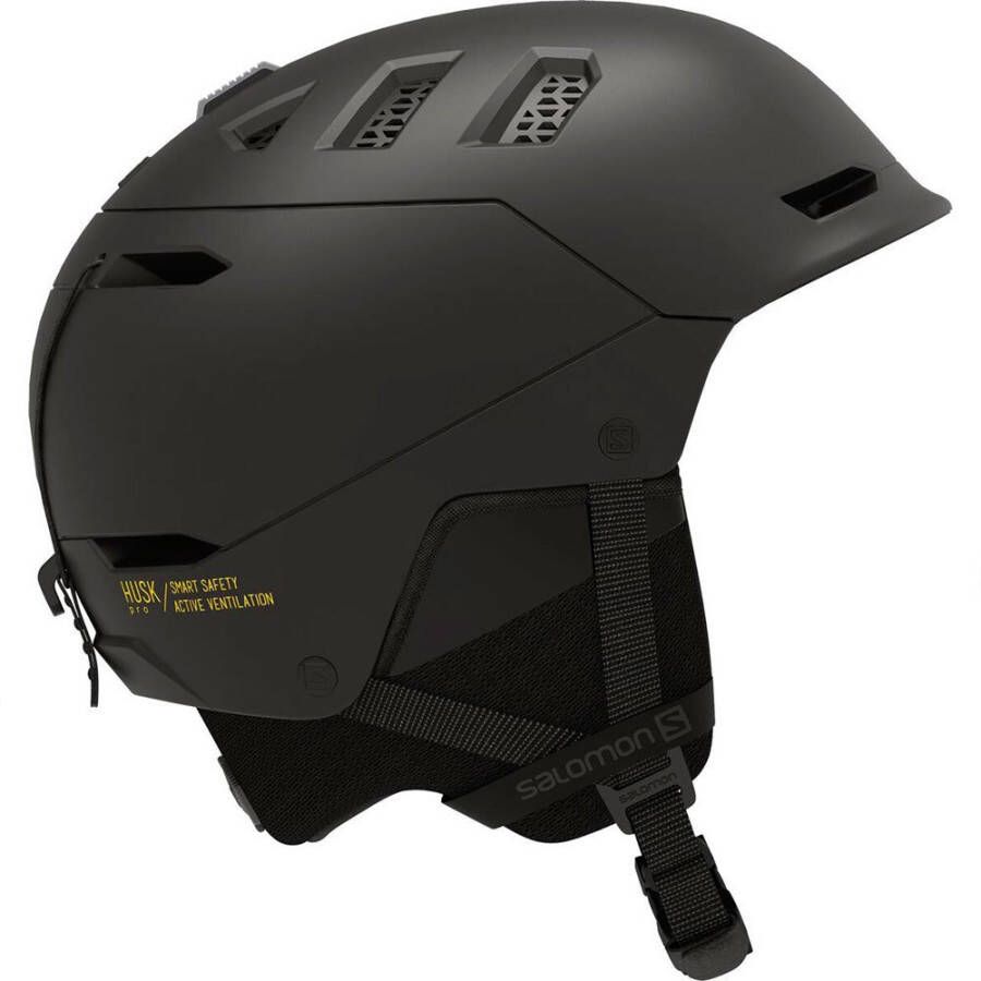 Salomon Husk Pro Skihelm Zwart