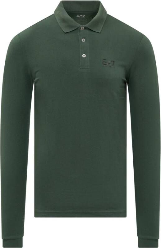 ea7 Polo Shirts Emporio Armani , Groen, Heren