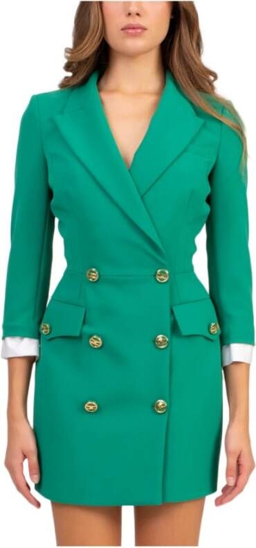 Elisabetta Franchi Casual kleedjes Groen Dames