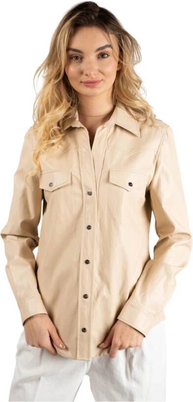pinko Longsleeve shirts Beige Dames