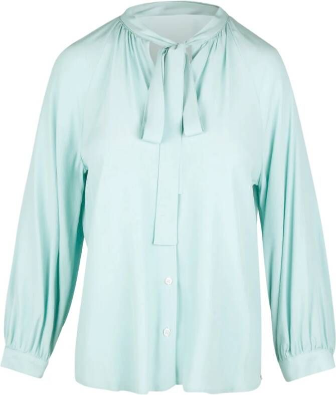 Ottod'Ame Longsleeve shirts Blauw Dames