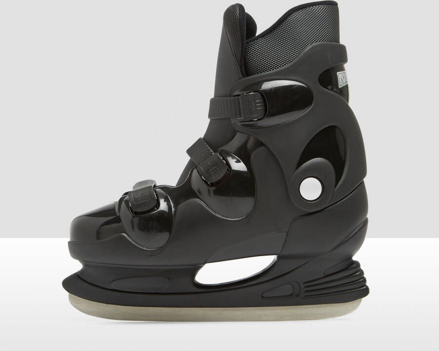 Nijdam Ijshockeyschaatsen Hardboot Unisex Zwart/rood Maat 42