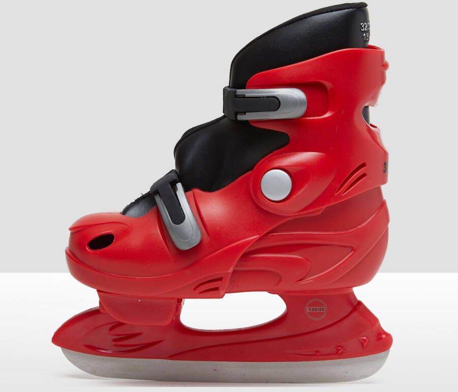 NIJDAM ijshockeyschaatsen rood kinderen