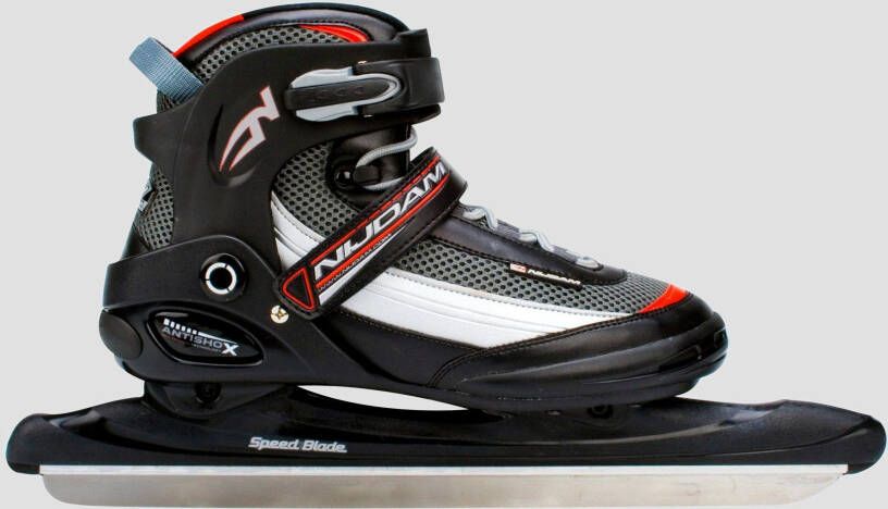 NIJDAM pro line semisoft noren schaatsen zwart heren