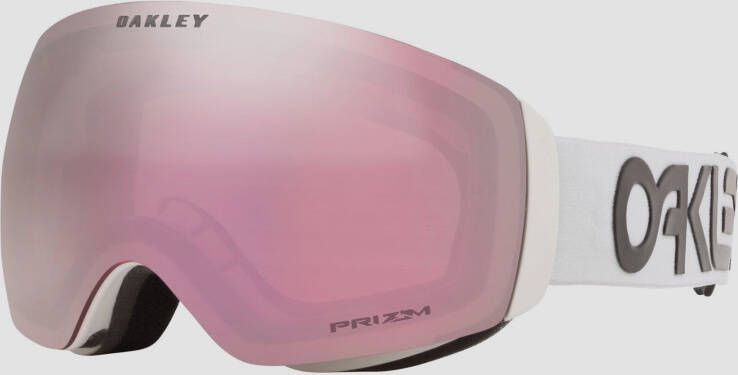 Oakley flight deck skibril medium wit/roze