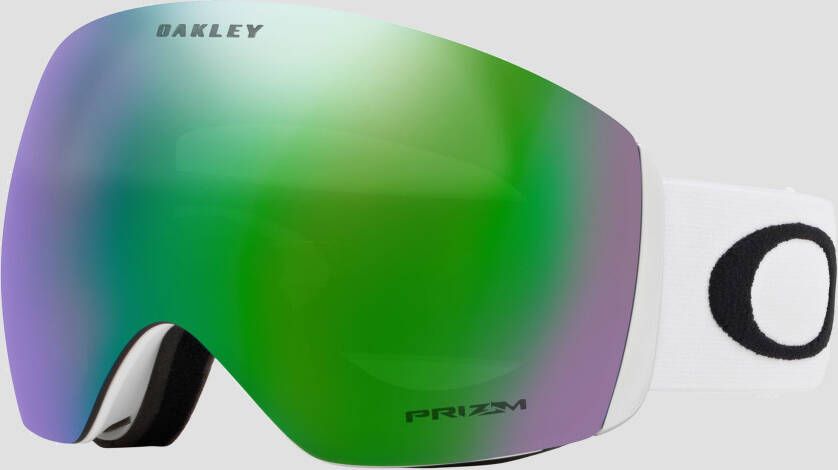 Oakley flight deck skibril wit/groen