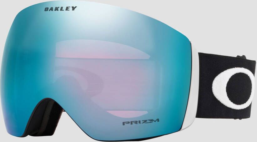 Oakley flight deck skibril zwart/blauw