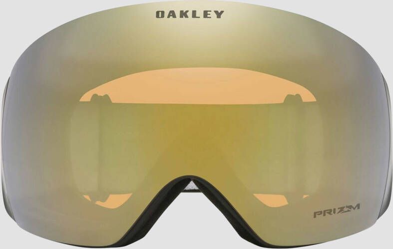 Oakley flight deck skibril zwart/geel