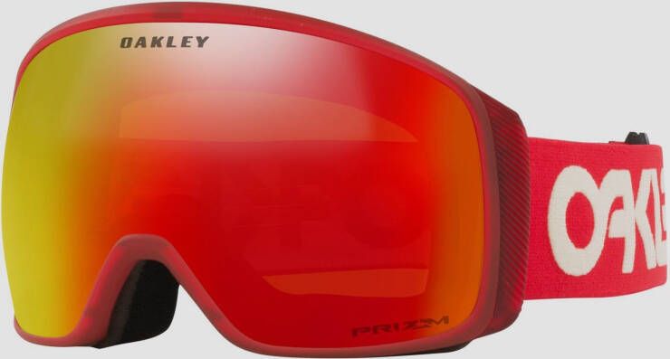Oakley flight tracker skibril large rood/oranje