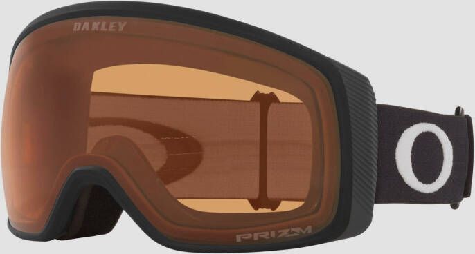 Oakley flight tracker skibril medium zwart/oranje
