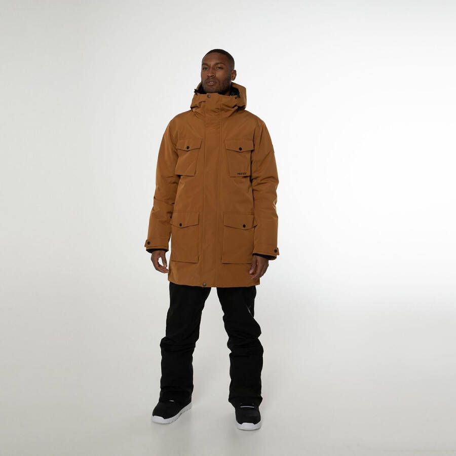 Protest meltin ski jas bruin heren