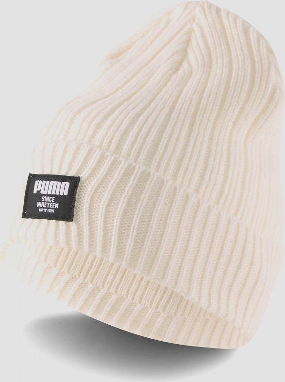 Puma ribbed classic skimuts wit heren