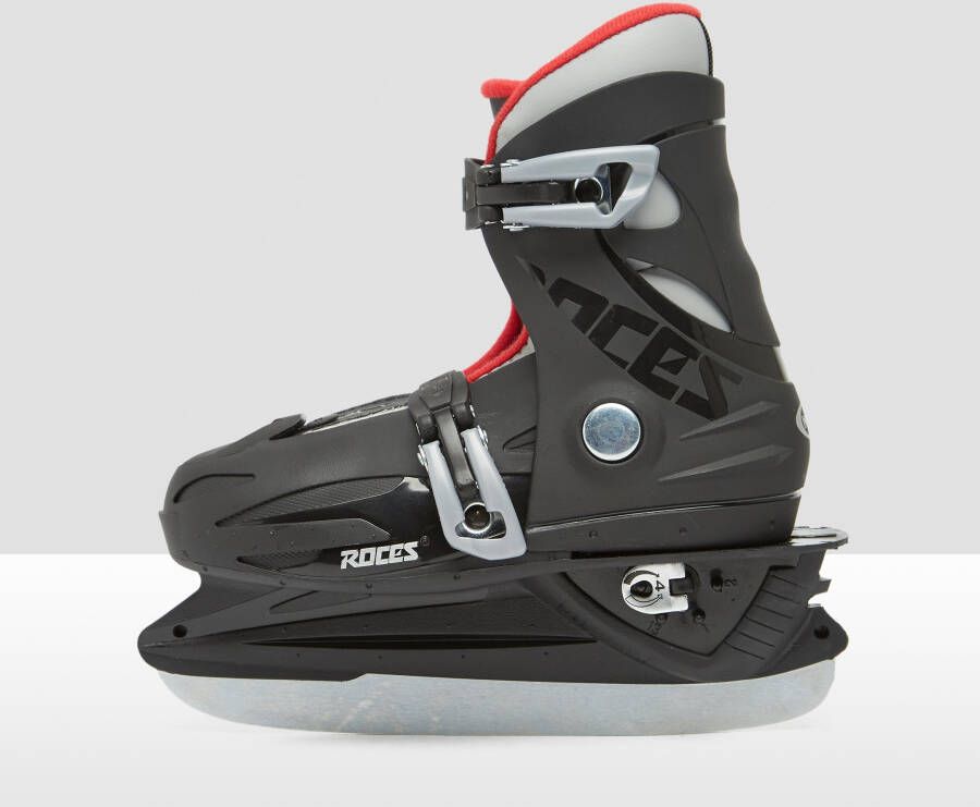ROCES mck ii ijshockeyschaatsen zwart/rood kinderen