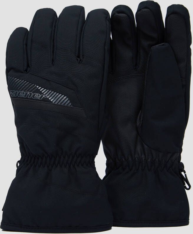 Ziener gordan as skihandschoenen zwart/grijs heren