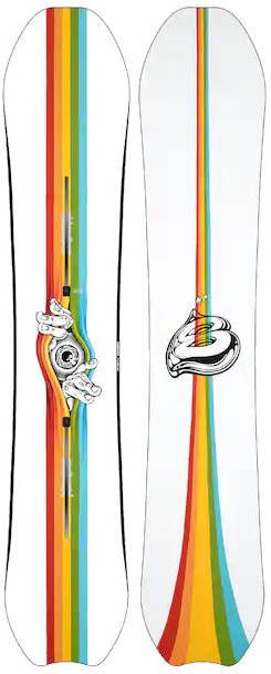 Burton Deep Thinker Snowboard Wit/Assortiment
