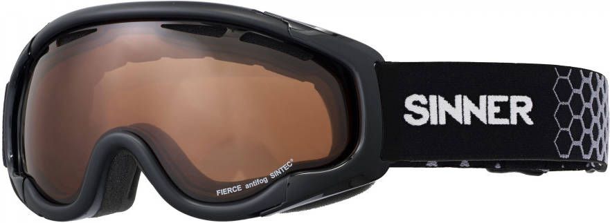 FIERCE SKIBRIL ZWART ORANJE SINTEC® LENS kopen? | SINNER