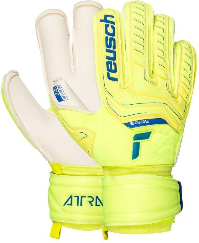 Reusch Keepershandschoenen Goud Evolution Attrakt Geel/Blauw/Wit